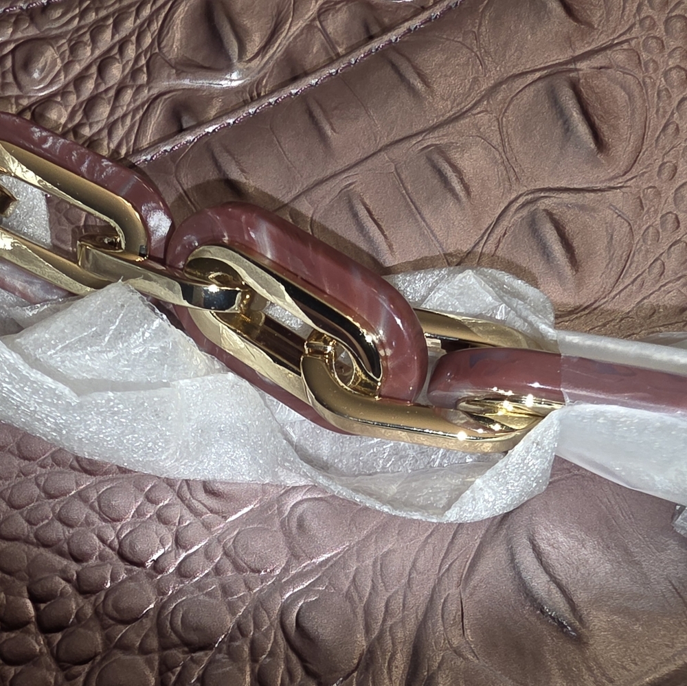 Brahmin Esme Shoulder Bag – Mellow Rose Melbourne-  Medium- Rare Color Find - Picture 12 of 12